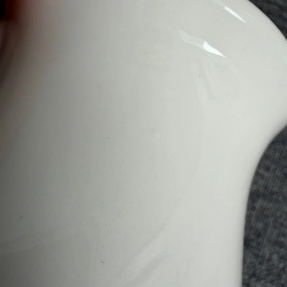 Williams-Sonoma White Red 2007 Snowman Chef Footed Mug Ceramic Winter Coffee